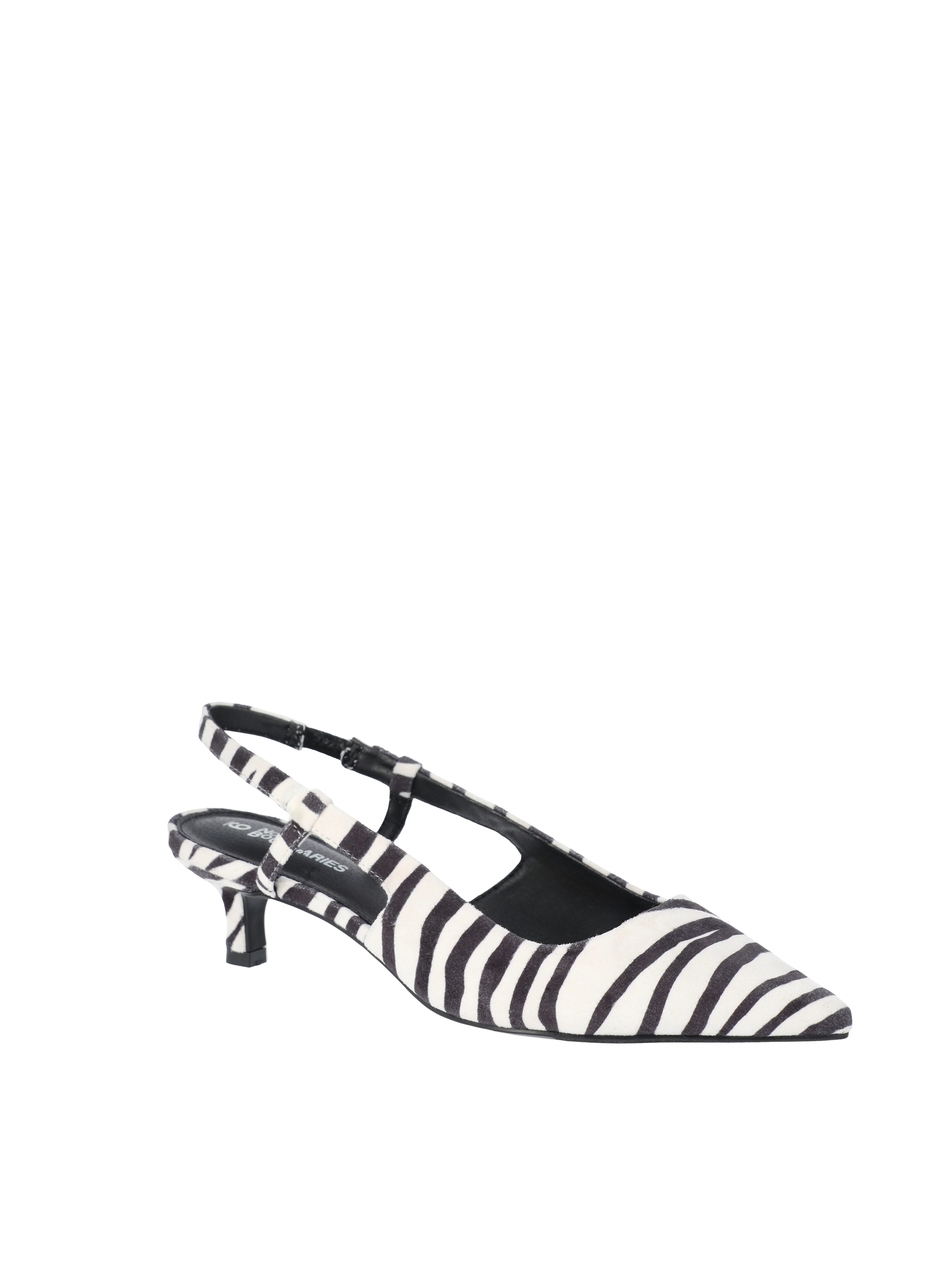 No Boundaries Kitten Slingback Heels, Wide Width Available, Women's | Walmart (US)