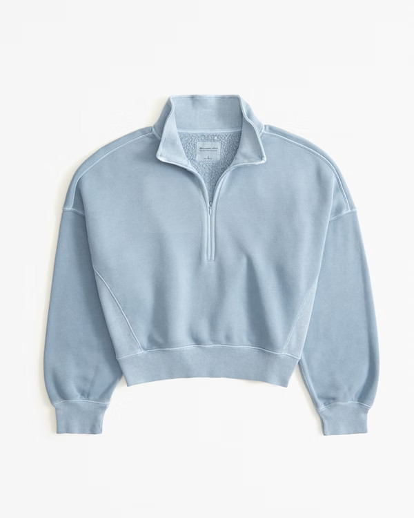 Essential Sunday Half-Zip | Abercrombie & Fitch (US)