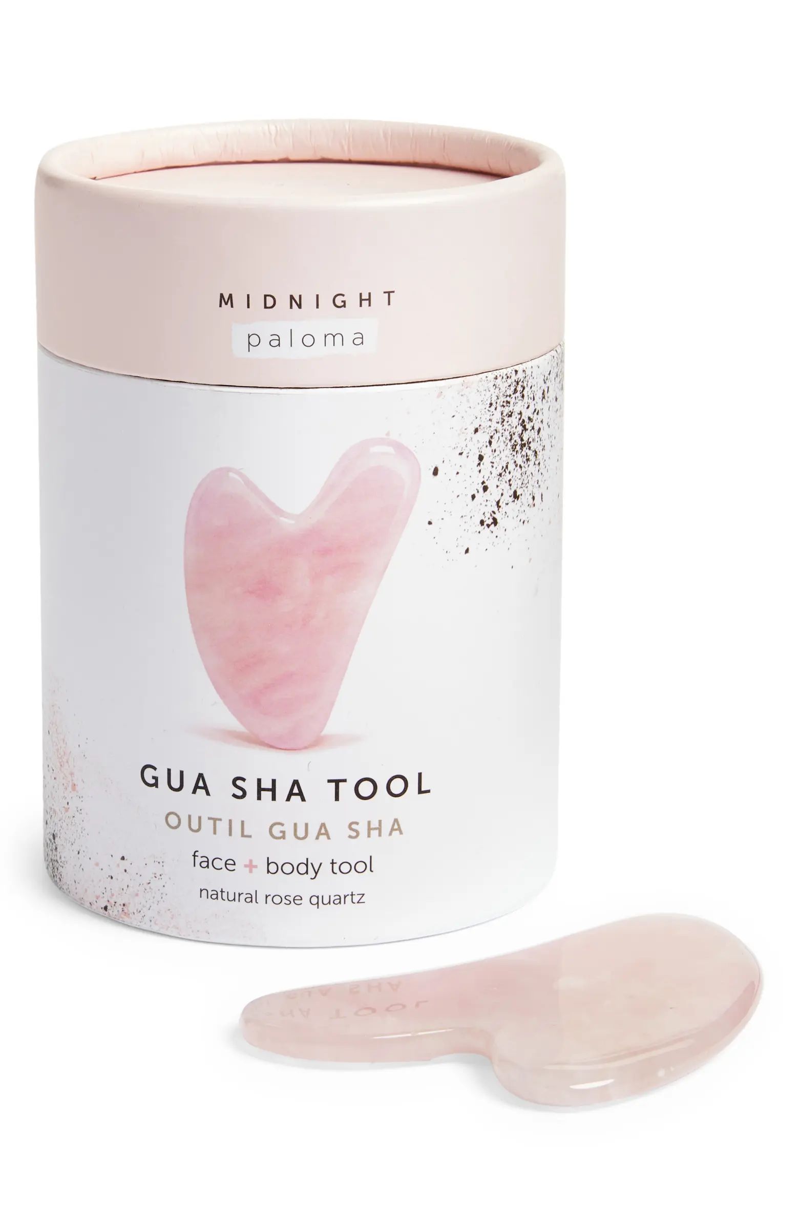 MIDNIGHT PALOMA Rose Quartz Gua Sha Face & Body Tool | Nordstrom | Nordstrom