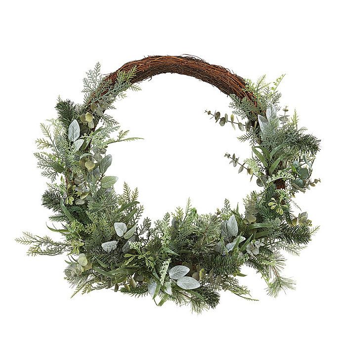 Frosted Winter Christmas Wreath | Ballard Designs, Inc.