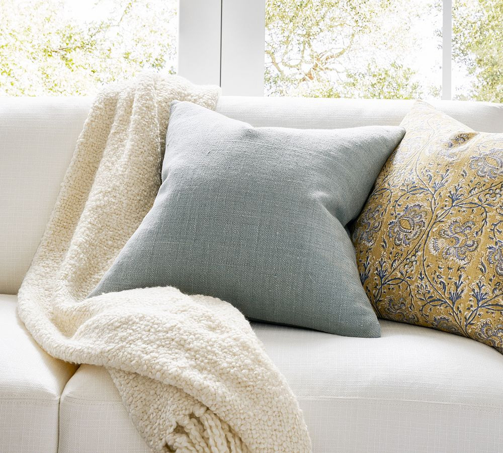 Dreamy Handwoven Fringe Throw Blanket | Pottery Barn (US)