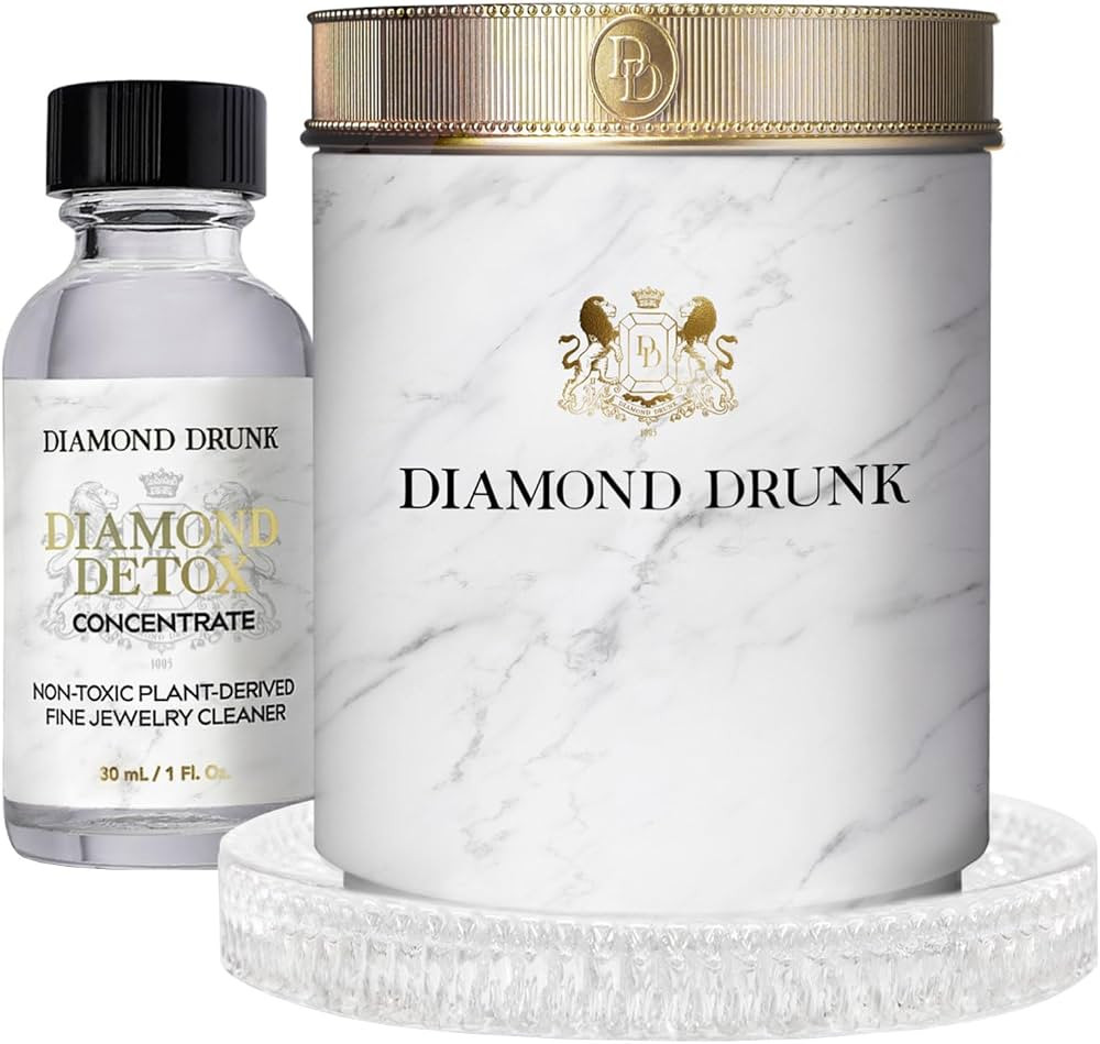 Diamond Drunk Jewelry Cleaner - Non-Toxic, Fine Jewelry Cleaning Kit for Diamond, Gold, & Platinu... | Amazon (US)