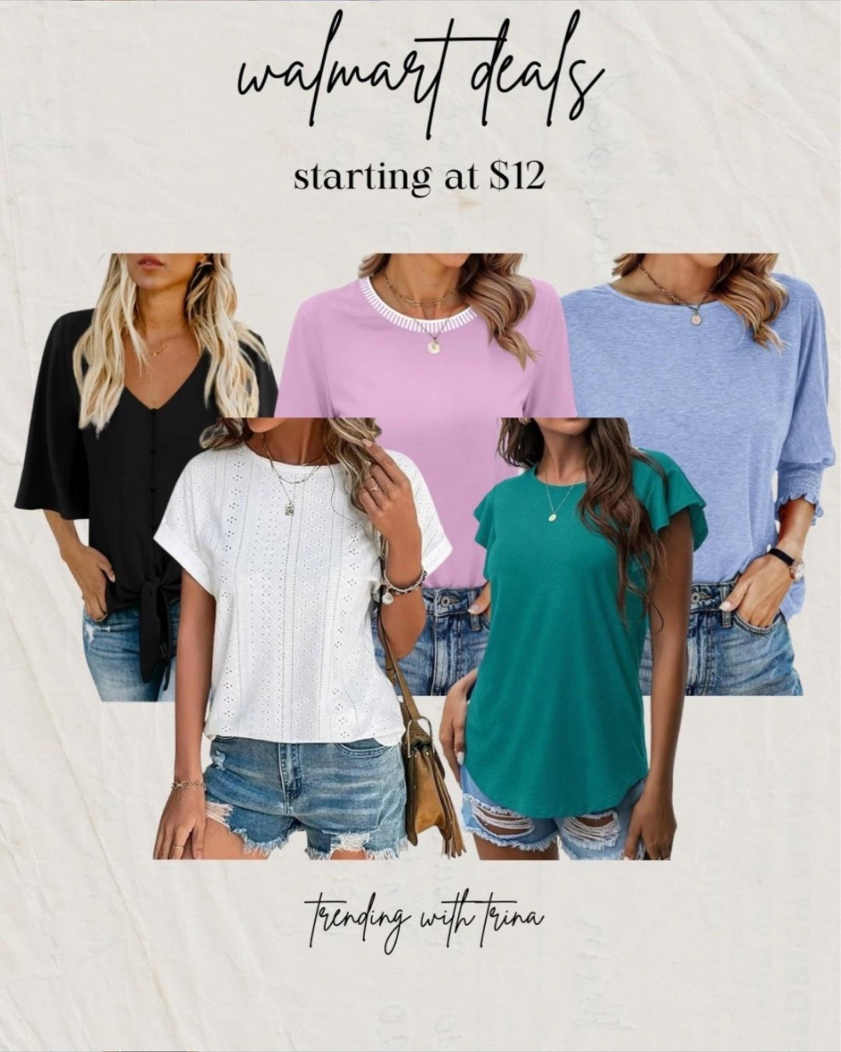 Walmart Clothing Deals!

#LTKootd #LTKOver40 #LTKSaleAlert