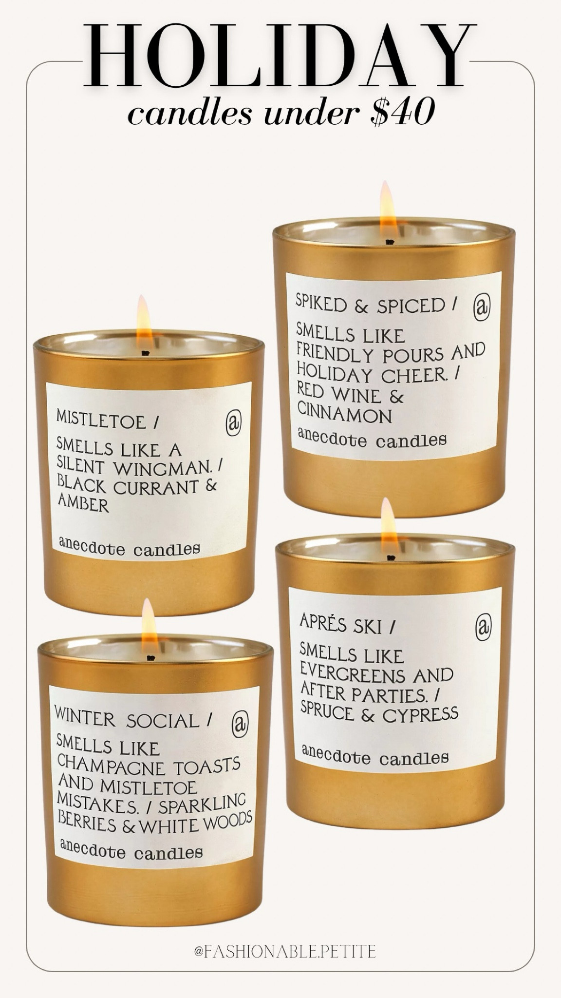 Holiday candles to make your house smell like Christmas!

Holiday candles, holiday decor, Christmas decor, seasonal candles, Christmas candles 

#LTKFindsUnder50 #LTKHoliday