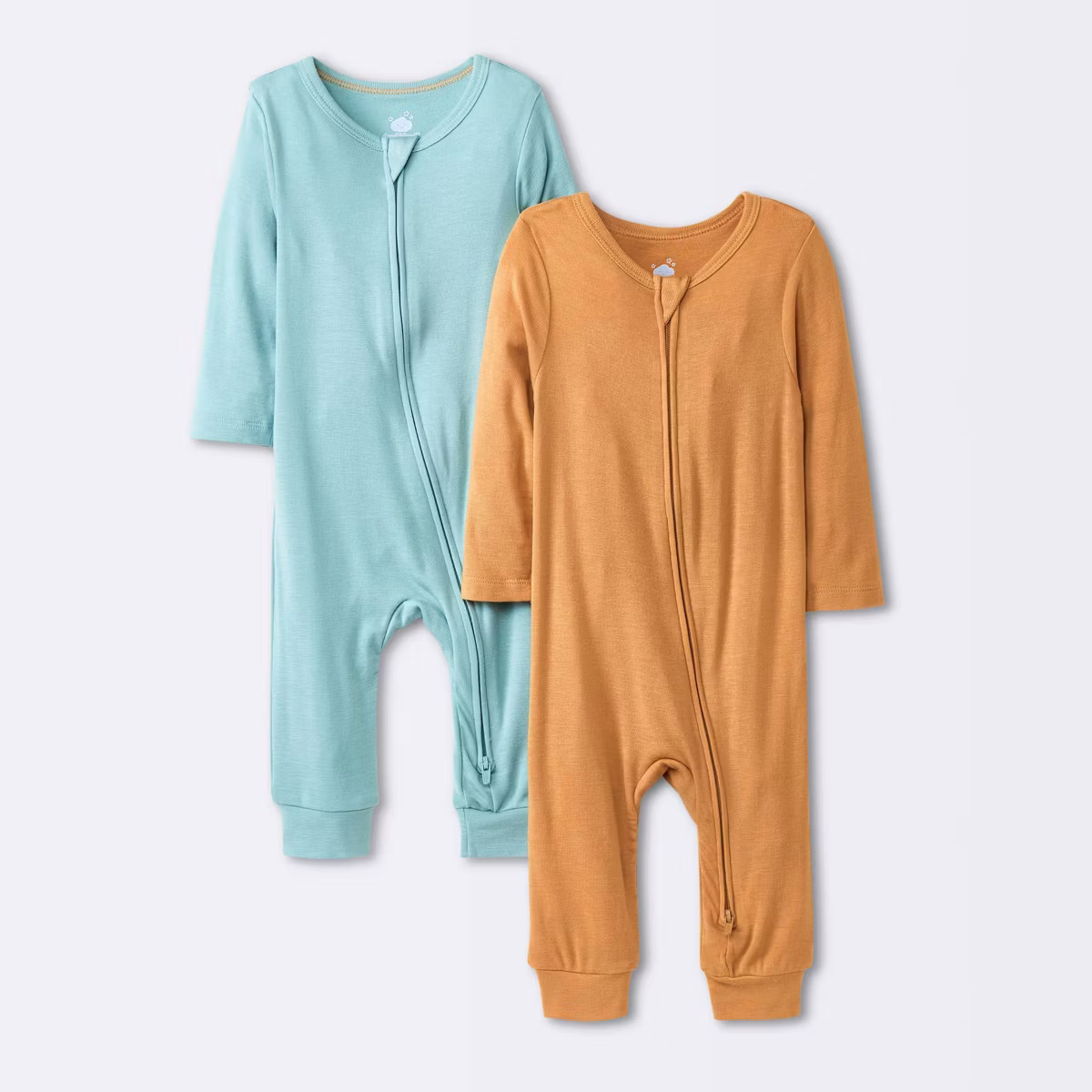 Baby Boys' 2pk Premium Romper - Cloud Island™ Green | Target
