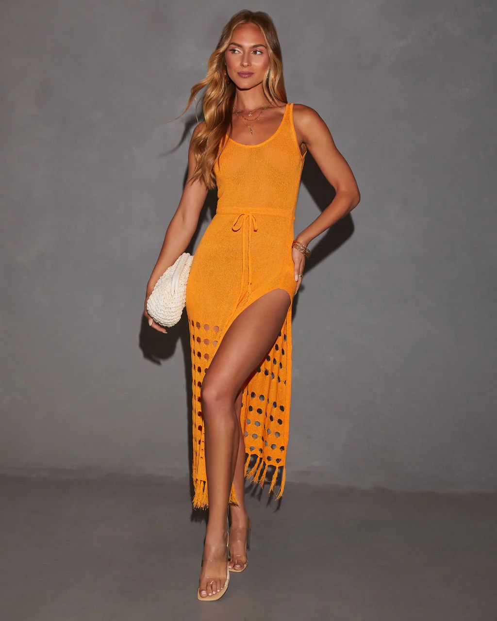 Caliana Tassel Cover Up Maxi Dress | VICI Collection