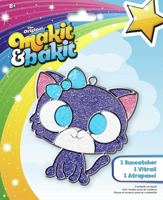 Colorbok Makit & Bakit Suncatcher Kitten, Multi-Colored | Amazon (US)