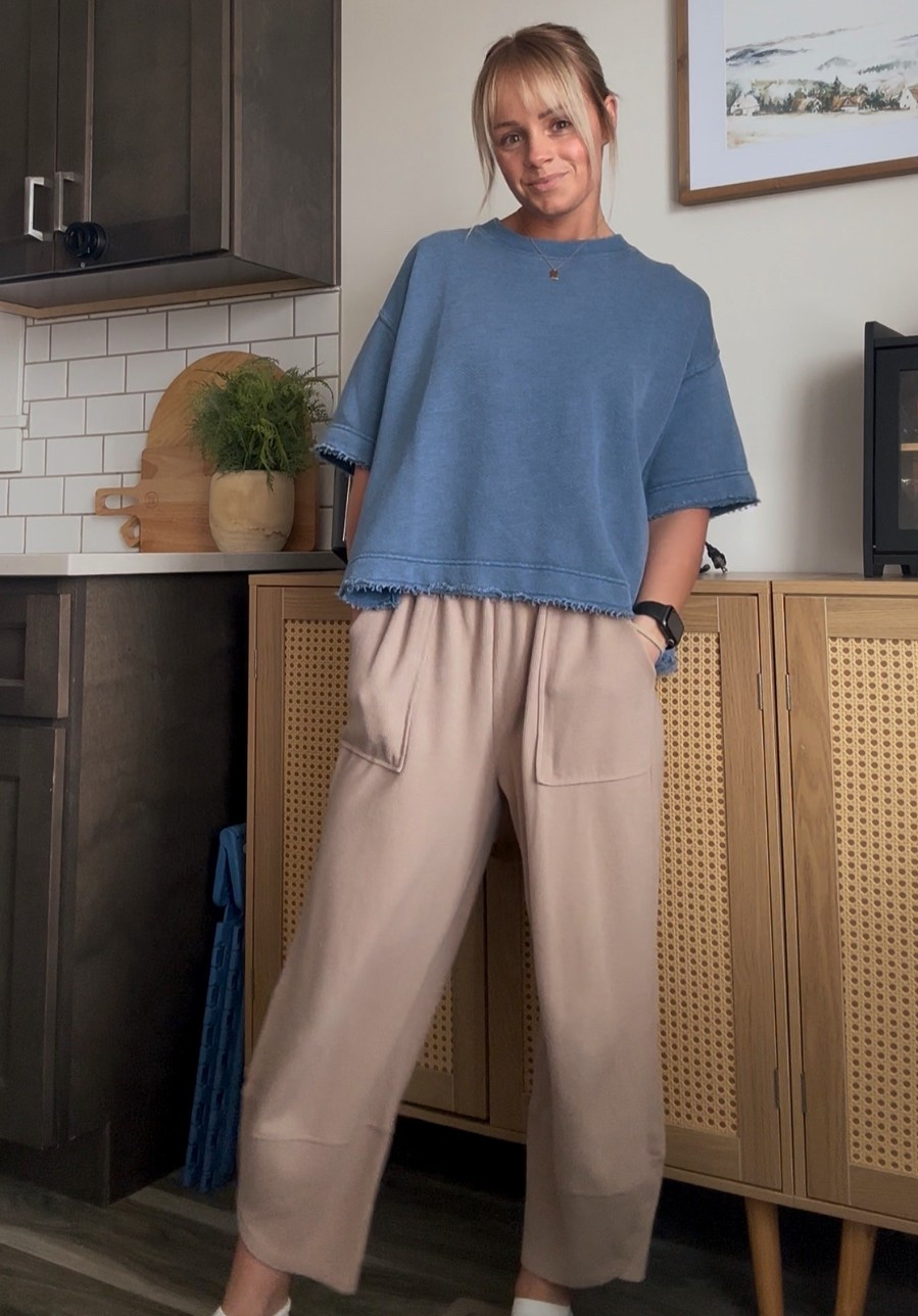 My outfit for the day! Comfy casual is what I’m here for.  Cute spring outfit idea! American Eagle is having a sale right now for spring!

#LTKmomlife #LTKootd #LTKPetite