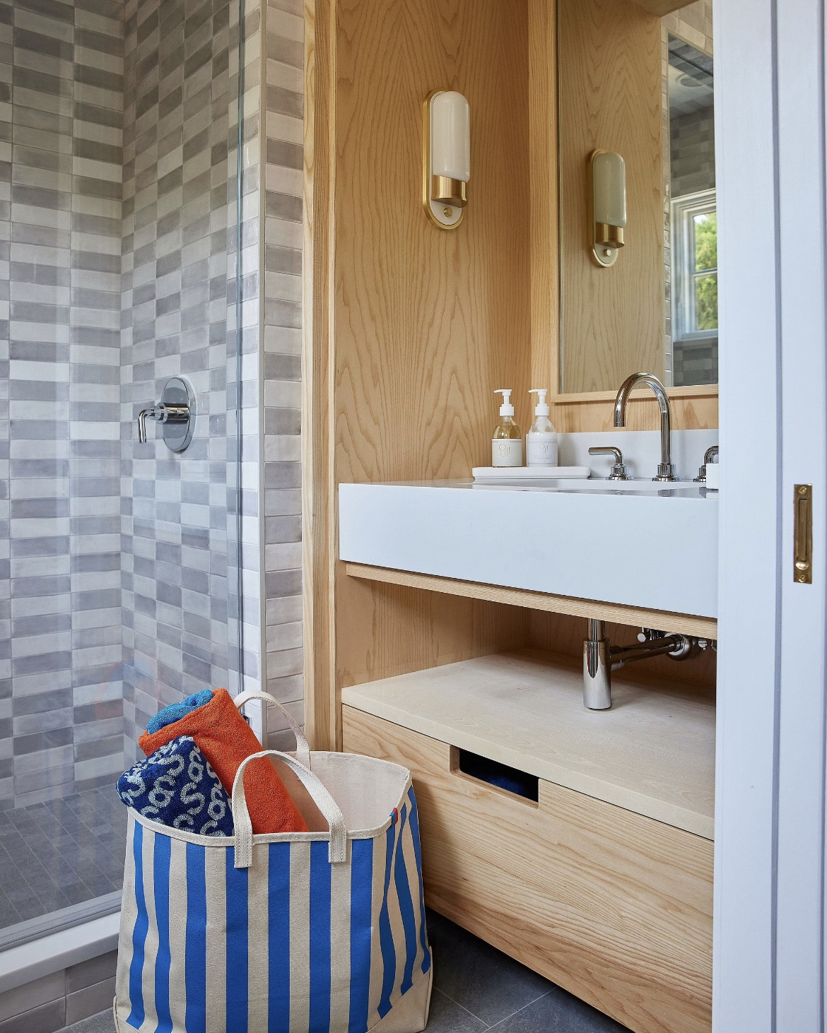 The Bermuda Lagoon home is pool & guest ready! ☀️ 

Designed for indoor outdoor entertaining, it was important to have access to the mudroom from the patio. Coming in from the pool or the boat can be messy and this keeps wet feet and grit out of the rest of the home. Guests can have easy access to the bathroom, towels, sunblock, goggles without walking across wood floors. There’s also a changing area and shower for guests to use before exploring the rest of the house. Pool party anyone!? 

#LTKParties #LTKFamily #LTKHome