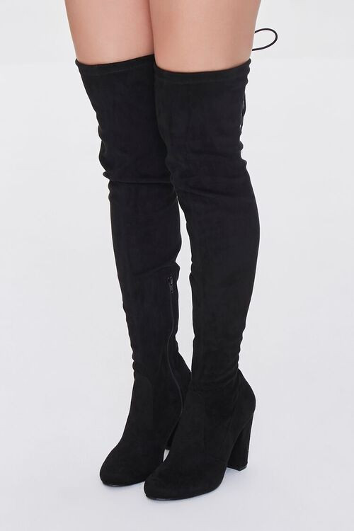 Faux Suede Over-the-Knee Boots | Forever 21 | Forever 21 (US)