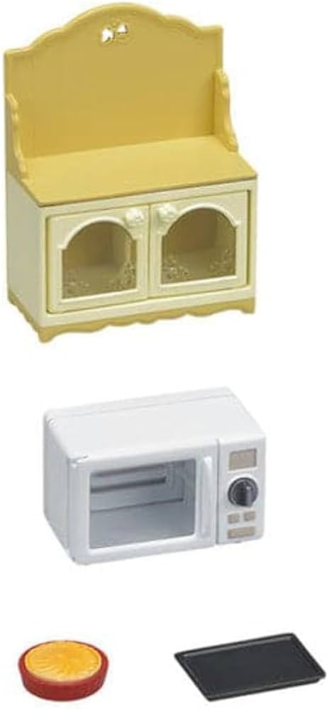 Calico Critters, Doll House Furniture and Décor, Microwave Cabinet | Amazon (US)