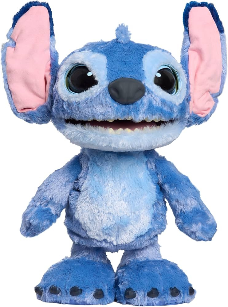 Disney Stitch Just Play Ultimate Interactive 17" Plush Toy, 100+ Sounds & Reactions, Inspired by ... | Amazon (US)