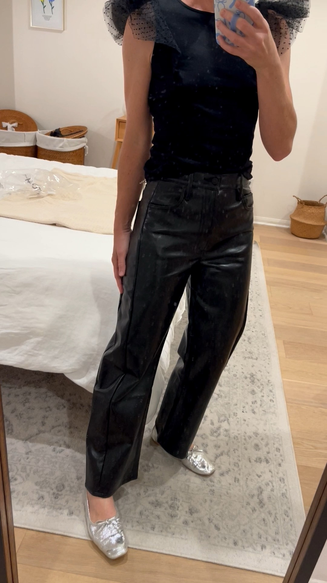 I have been on the hunt for a replacement pair of leather pants and these FINALLY fit the bill. They are so comfortable with the most flattering baby barrel shape. They fit TTS, wearing a 25. They’re an investment but hopefully will last me as many years as my last pair. 

#LTKHoliday #LTKOver40