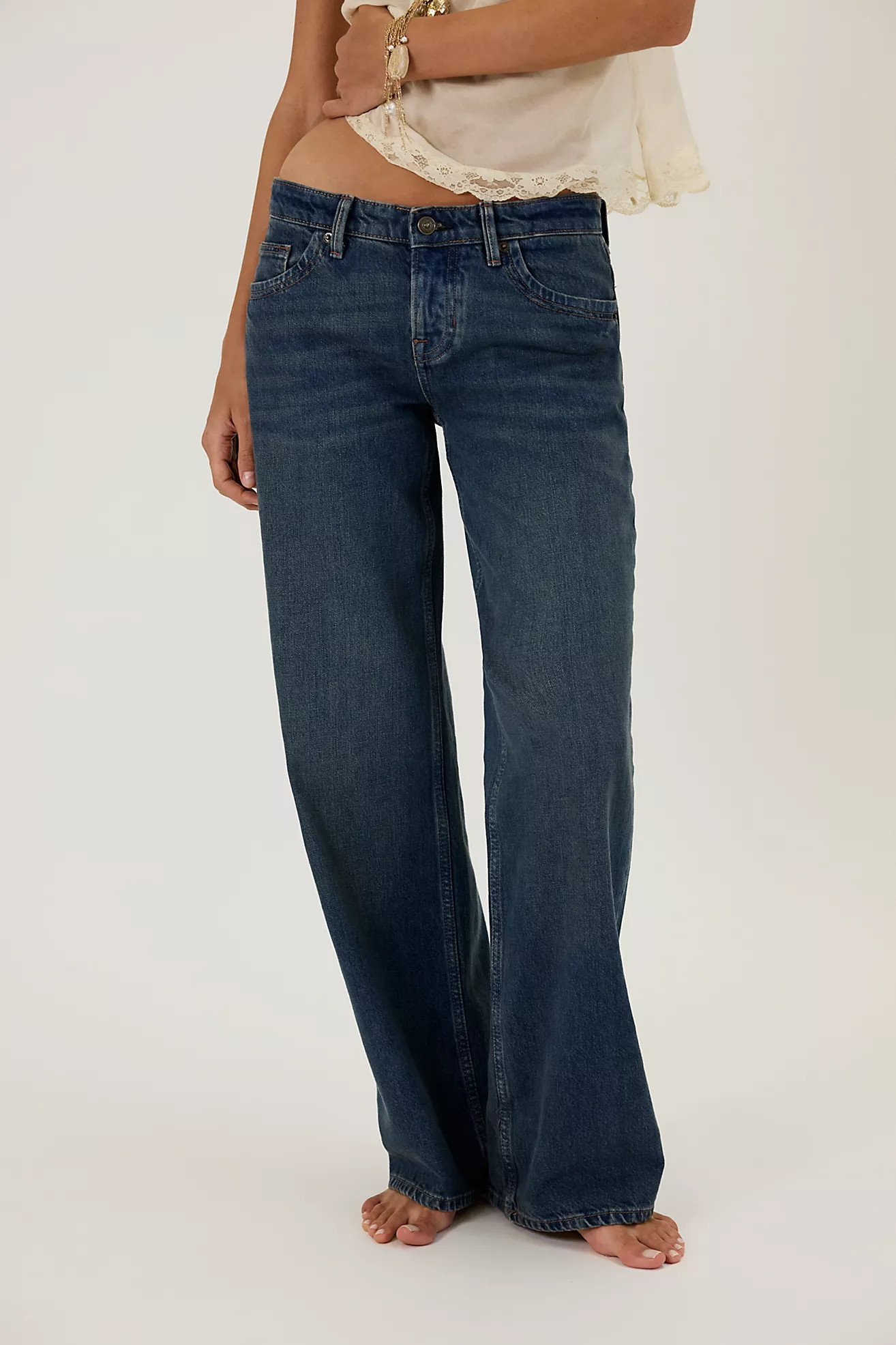 We The Free Tennessee Low-Rise Boyfriend Jeans | Free People (Global - UK&FR Excluded)