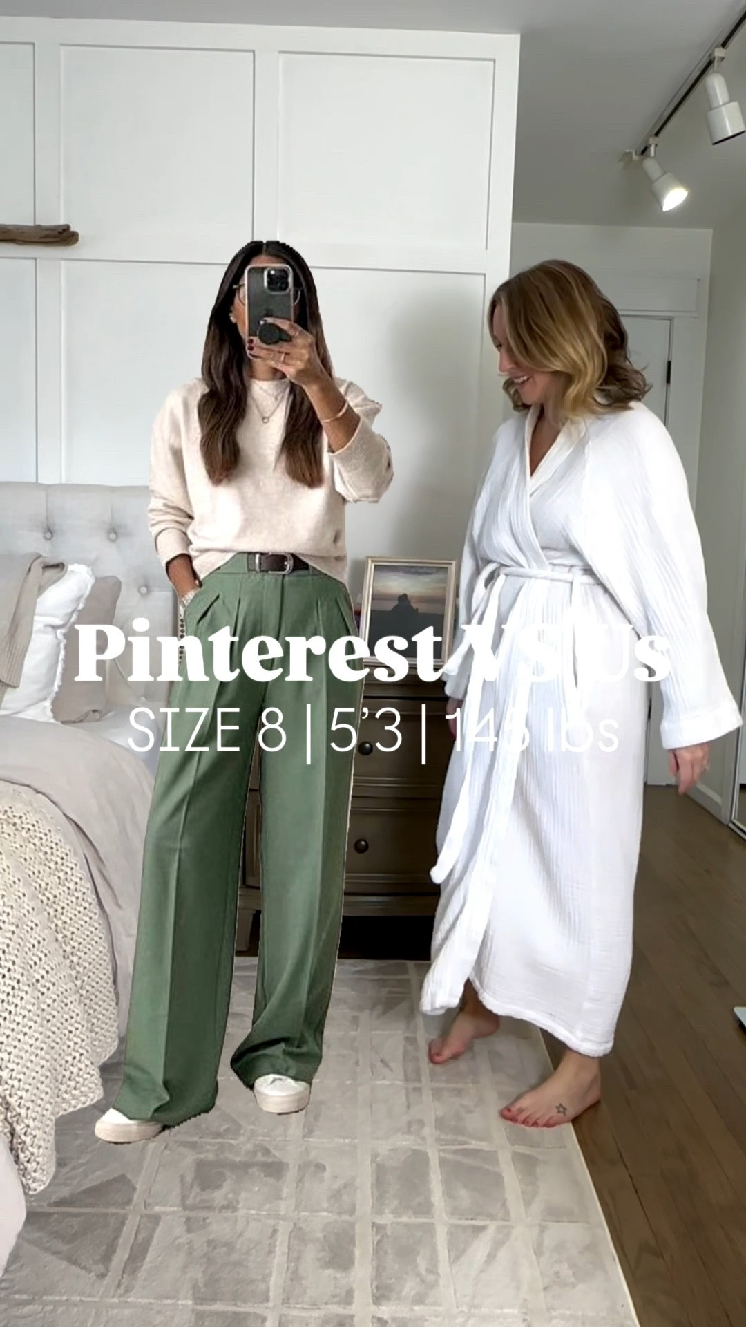 My trousers are Midrise so it doesn’t have the exact look but it’s still cute! I’m in a 10 regular pants. Sweater is a medium and 100% cotton so it’s perfect for the transitioning weather! Sneakers run tts  

#LTKMidsize #LTKootd #LTKPetite