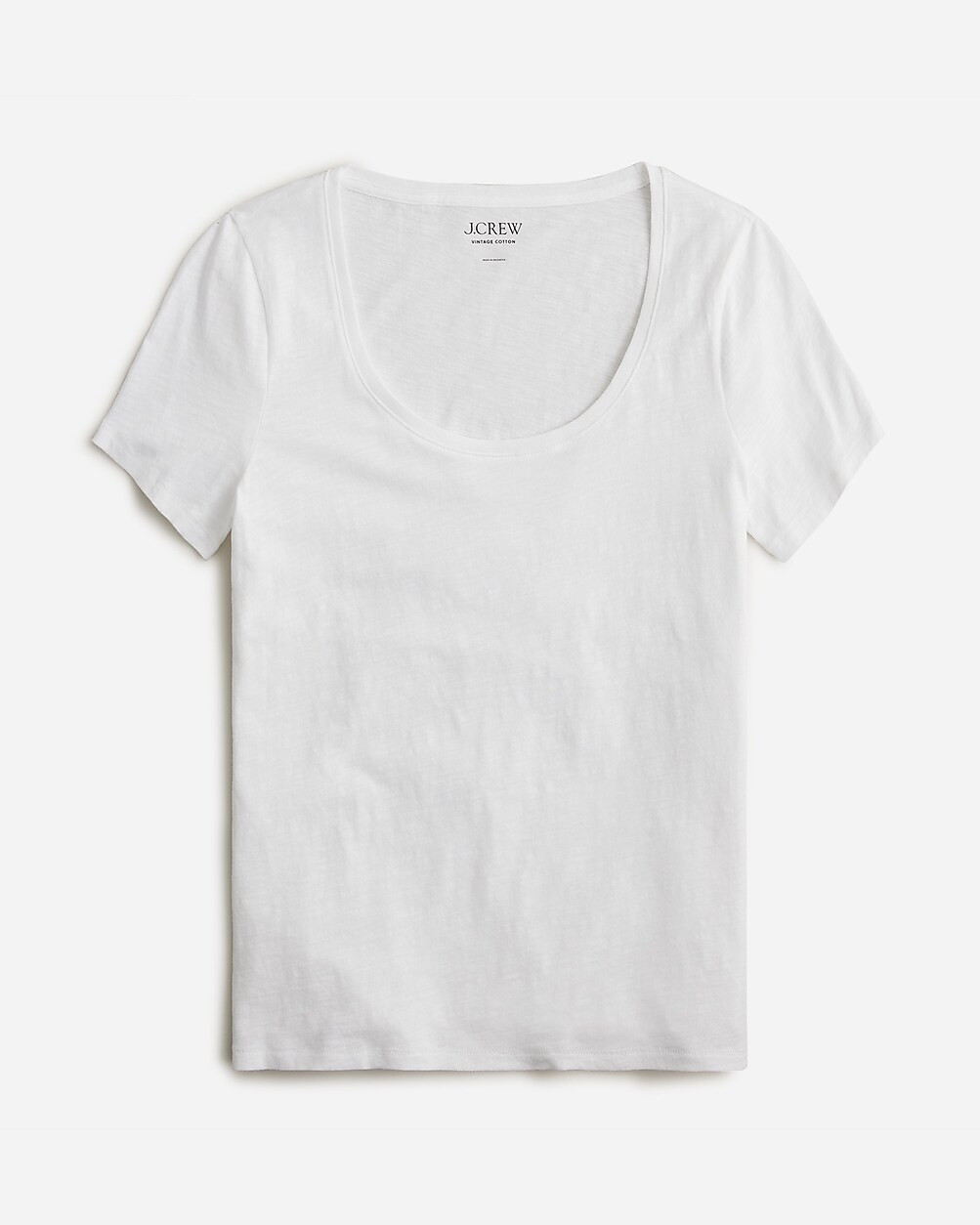 Vintage cotton scoopneck T-shirt | J. Crew US
