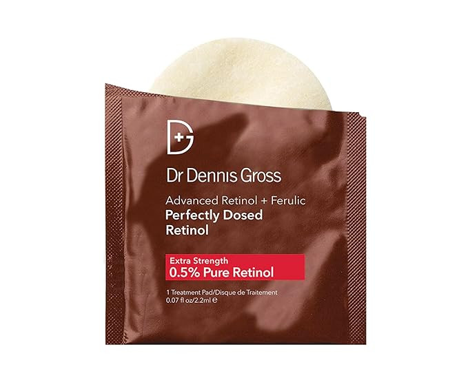 Dr Dennis Gross Advanced Retinol + Ferulic Perfectly Dosed Treatment (Extra Strength 0.5%), 8 Pac... | Amazon (US)
