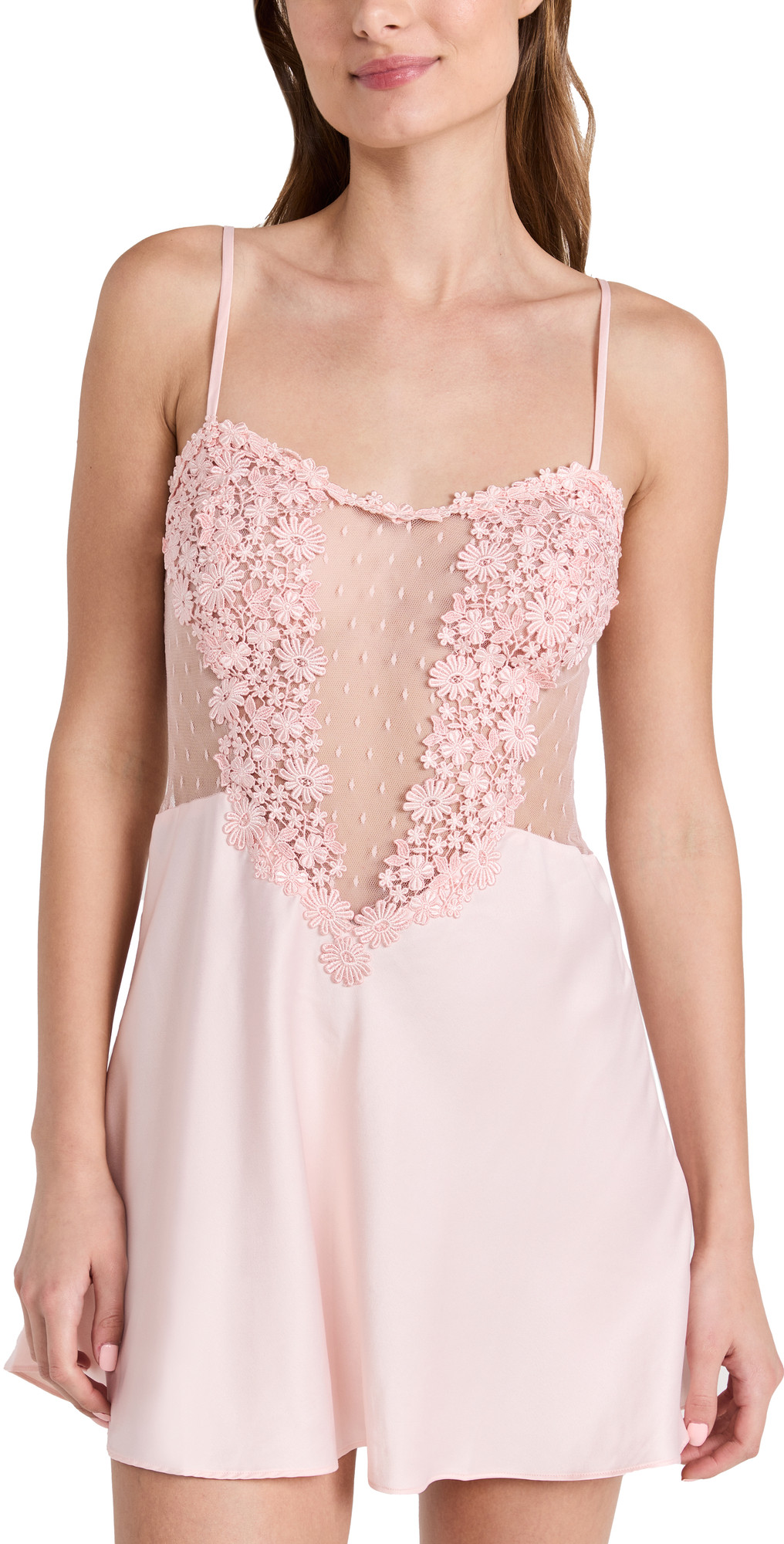 Flora Nikrooz Showstopper Chemise With Lace | Shopbop