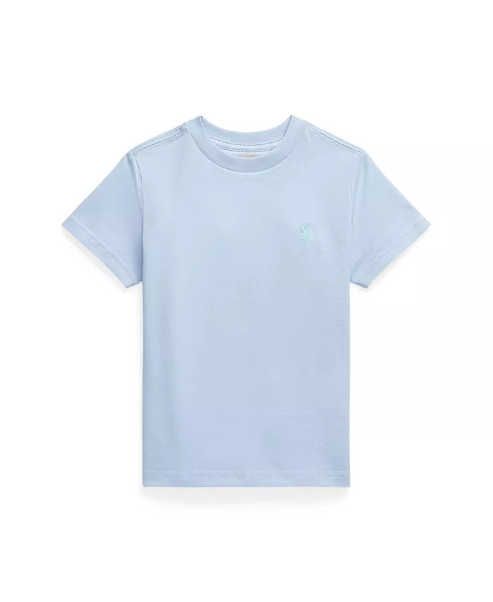 Toddler and Little Boys Cotton Jersey Crewneck T-shirt | Macy's