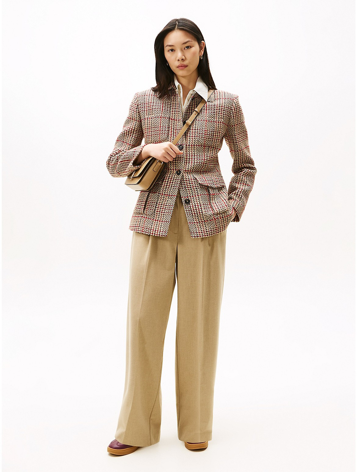 Tommy Hilfiger Women's Stretch-Waist Wide Leg Pant - Beige - XXS | Tommy Hilfiger (US)