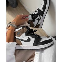 Custom Air Jordan 1 Mid Dark Mocha | Etsy (US)