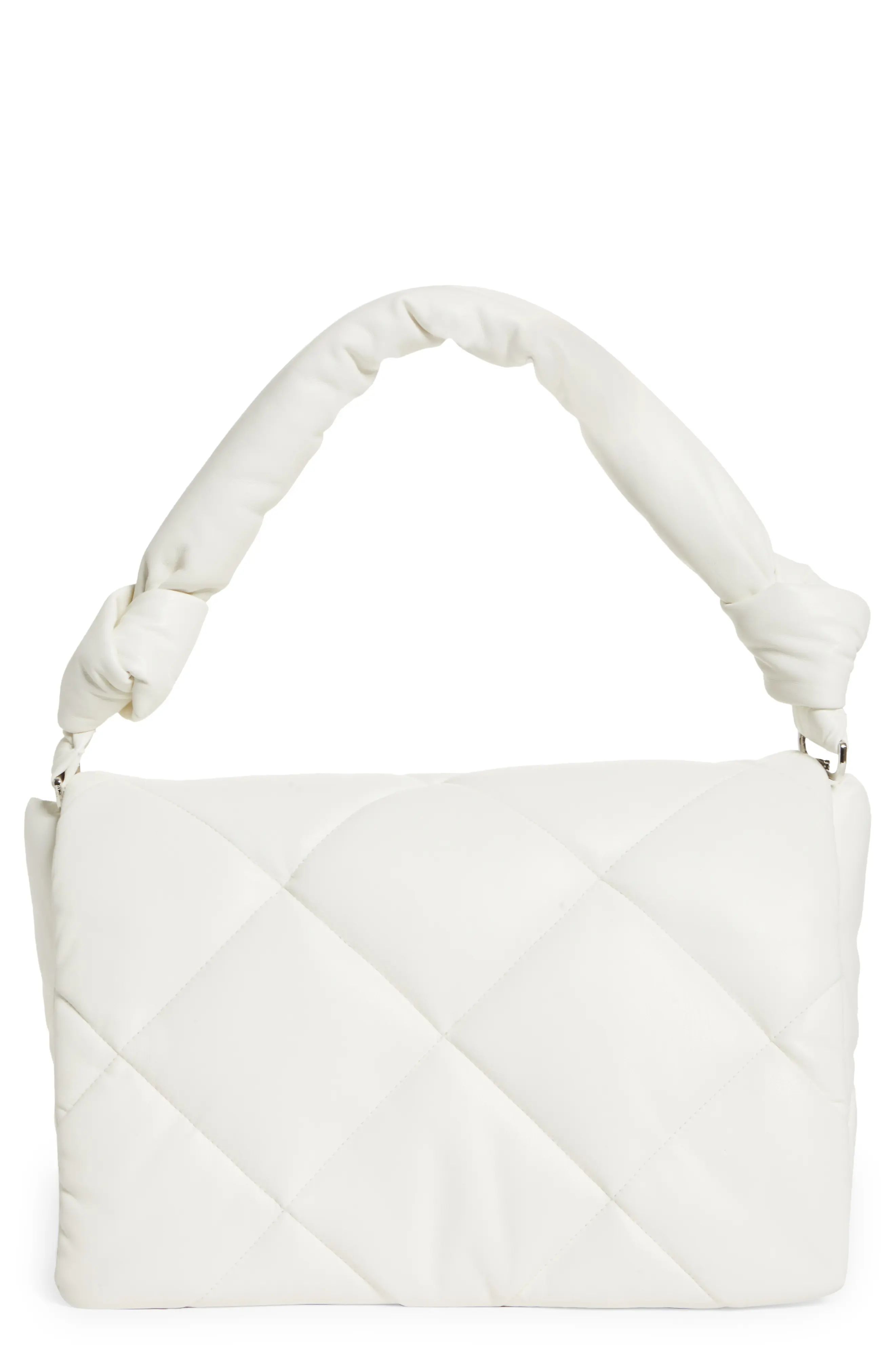 Stand Studio Wanda Quilted Faux Leather Mini Bag in White at Nordstrom | Nordstrom