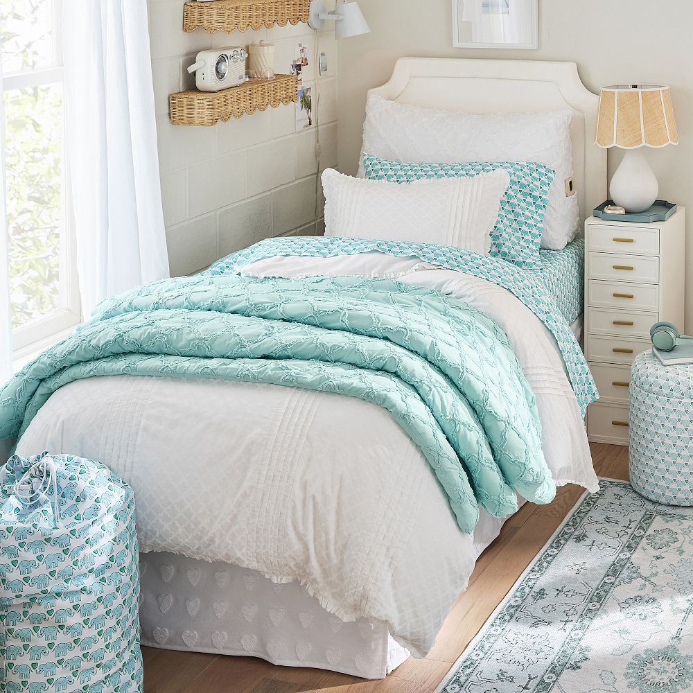 Frankie Woven Grass Cloth Table Lamp (19.75") | Pottery Barn Teen