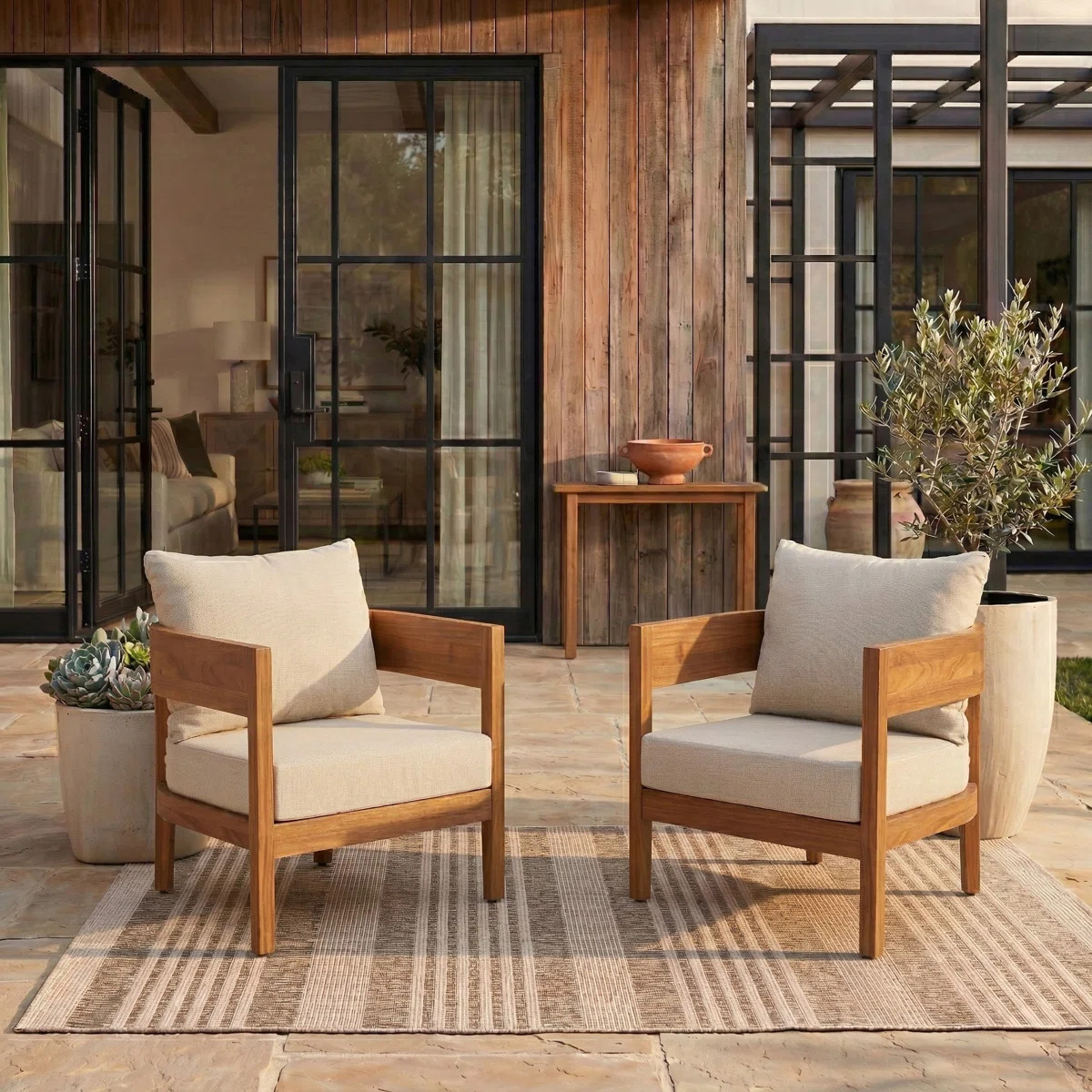 Kaiiden Patio Chair Set Of 2 (Set of 2) | Wayfair North America