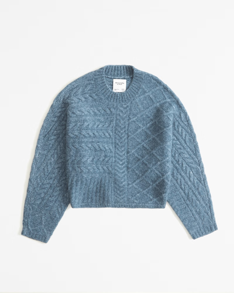 Women's Cable Crew Dolman Sweater | Women's Tops | Abercrombie.com | Abercrombie & Fitch (US)