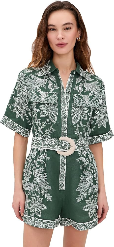 FARM Rio Women's Miranda Short Sleeve Romper | Amazon (US)