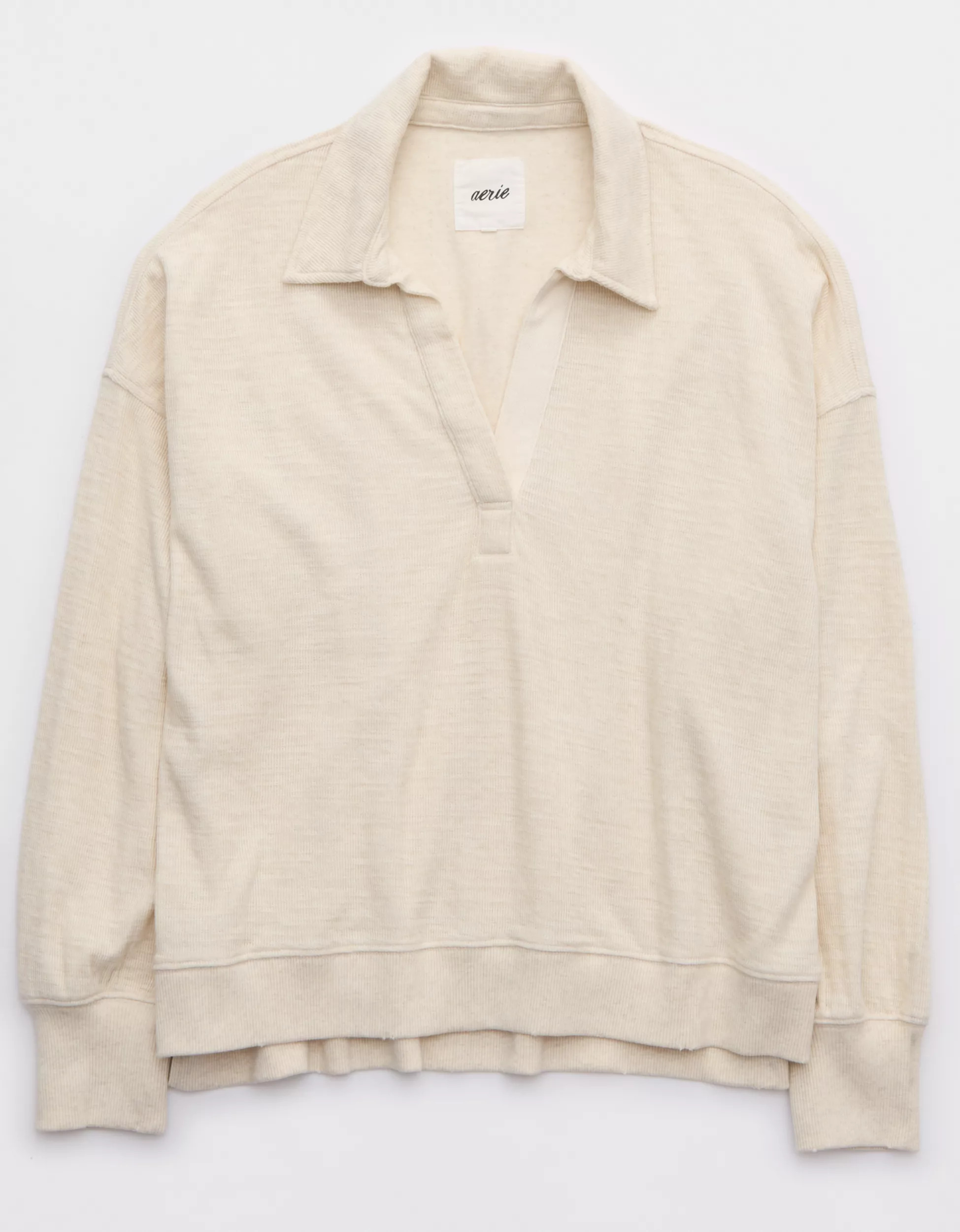 Aerie Endless Summer Polo Sweatshirt | Aerie