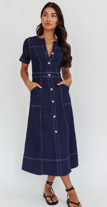 Blue Ridge Denim Dress | The Collection Texas