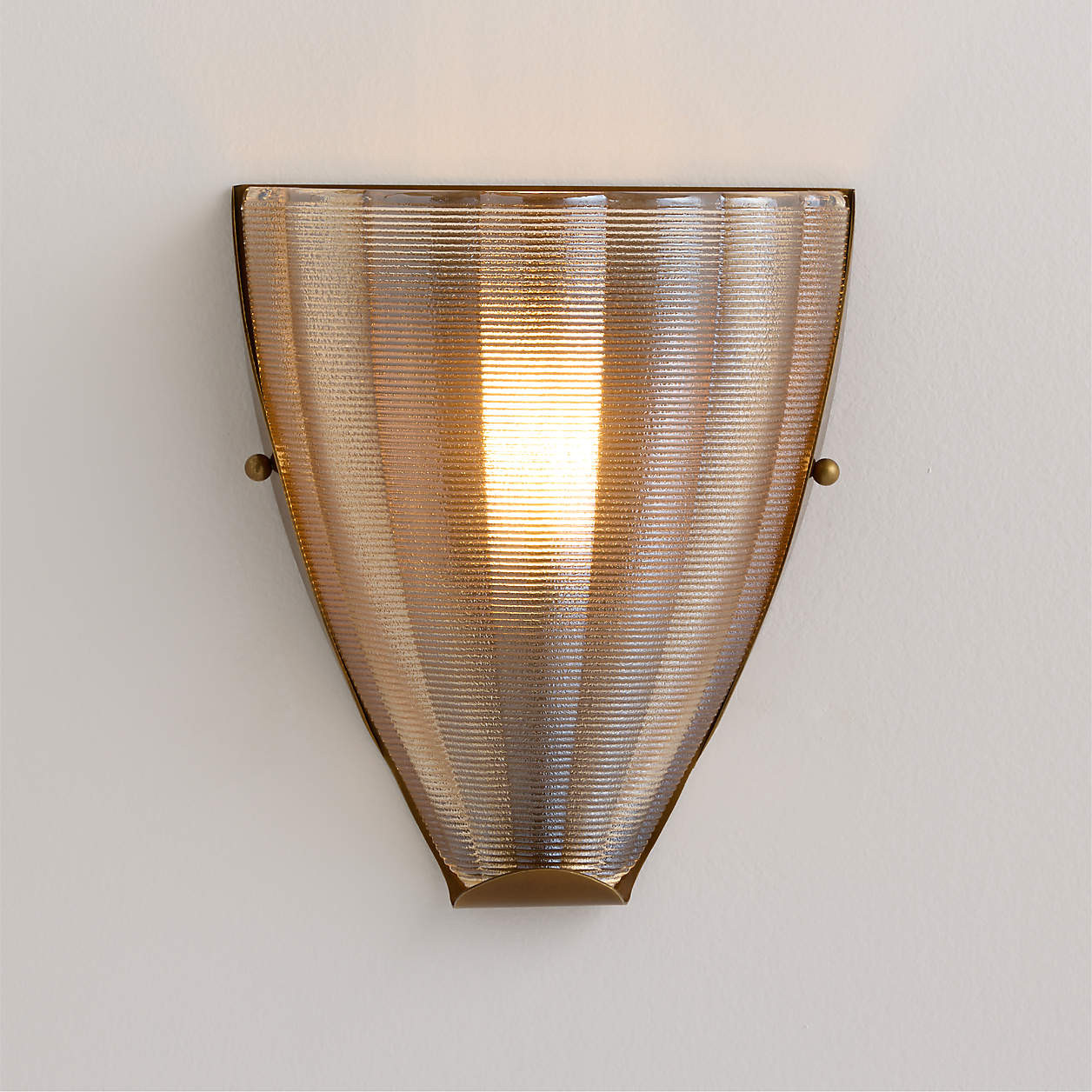 Biba Wall Sconce Light by Laura Harrier and Tiffany Howell | Crate & Barrel | Crate & Barrel