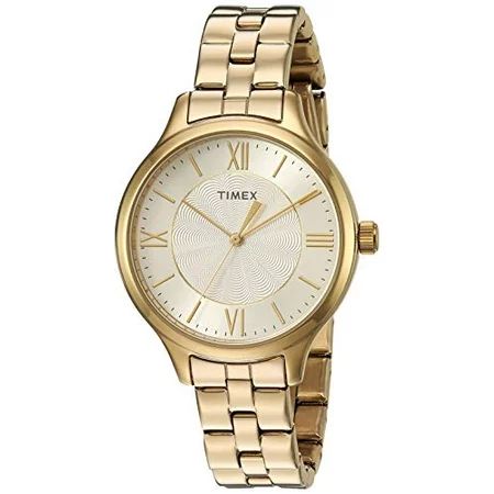 Timex Peyton Quartz Movement Gold Dial Ladies Watch TW2R28100 | Walmart (US)