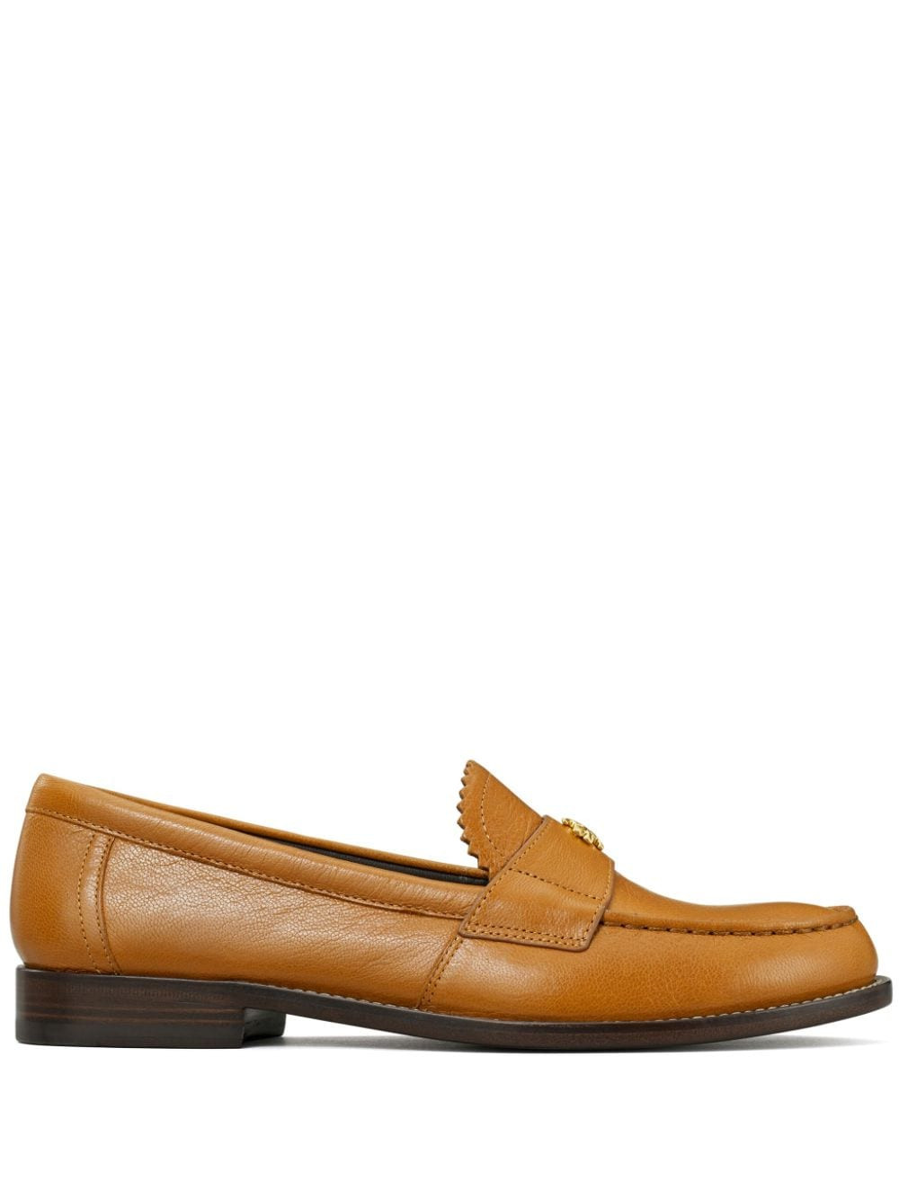 Tory Burch Classic leather loafers - Brown | Farfetch Global