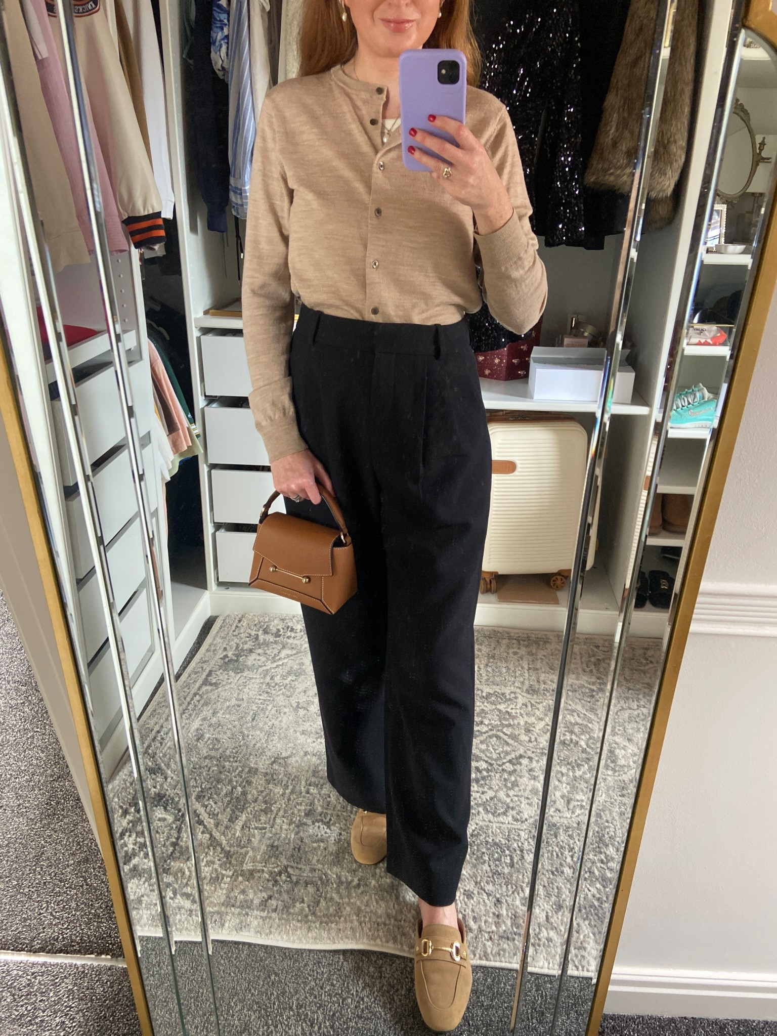 An effortless autumn outfit built around timeless neutrals, a soft beige knit, tailored black trousers, and classic loafers. I love how simple and polished this feels, with a structured tan bag and gold accents to finish the look.

It’s the perfect mix of cosy and refined for autumn days whether it’s work, coffee runs, or weekend plans.
🛍️ Shop the full look below.
Timeless fashion, work outfits, tan bag, autumn outfit, autumn outfits

#LTKWorkwear #LTKOver40 #LTKSeasonal