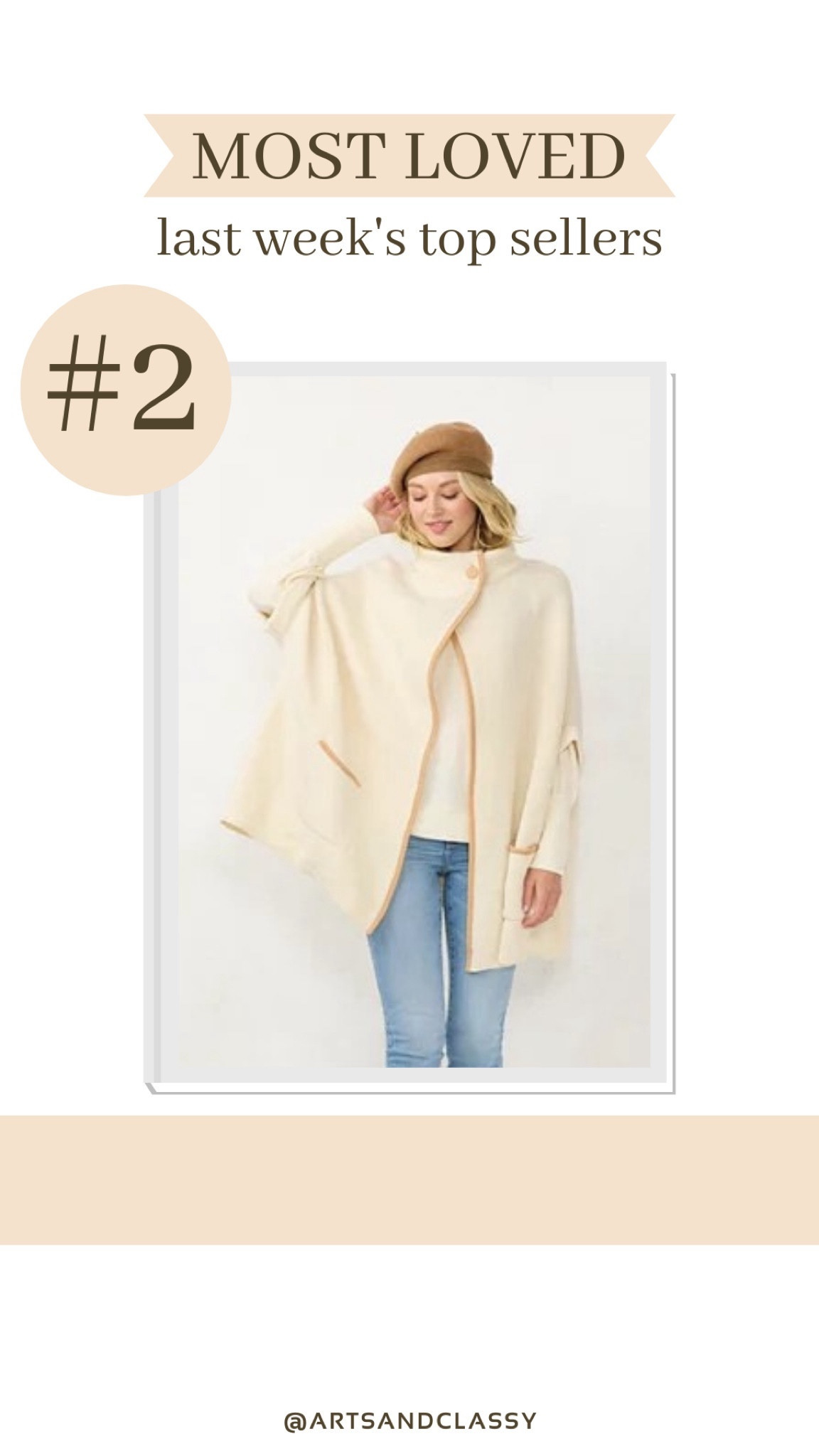 This gorgeous cape coat is one of this weeks best sellers! It’s the perfect addition for winter fashion wardrobe and on major sale now.

#LTKstyletip #LTKsalealert #LTKfindsunder50