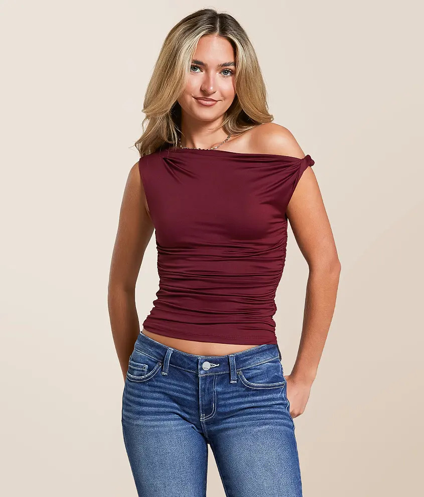Twisted Off The Shoulder Top | Buckle
