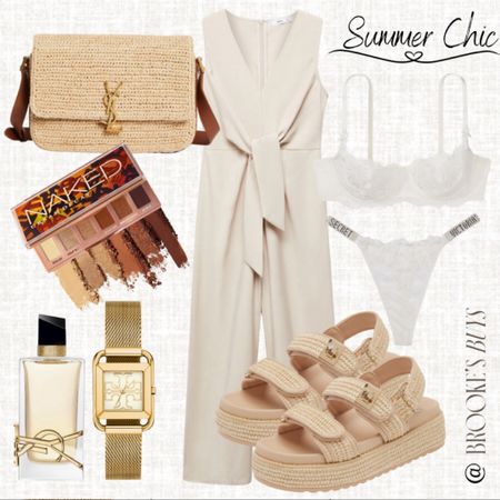 Cute jumpsuit with sandals and purse. Love this lacy bra and panty set. Add a great watch and cologne  

#LTKU #LTKbeauty #LTKSeasonal