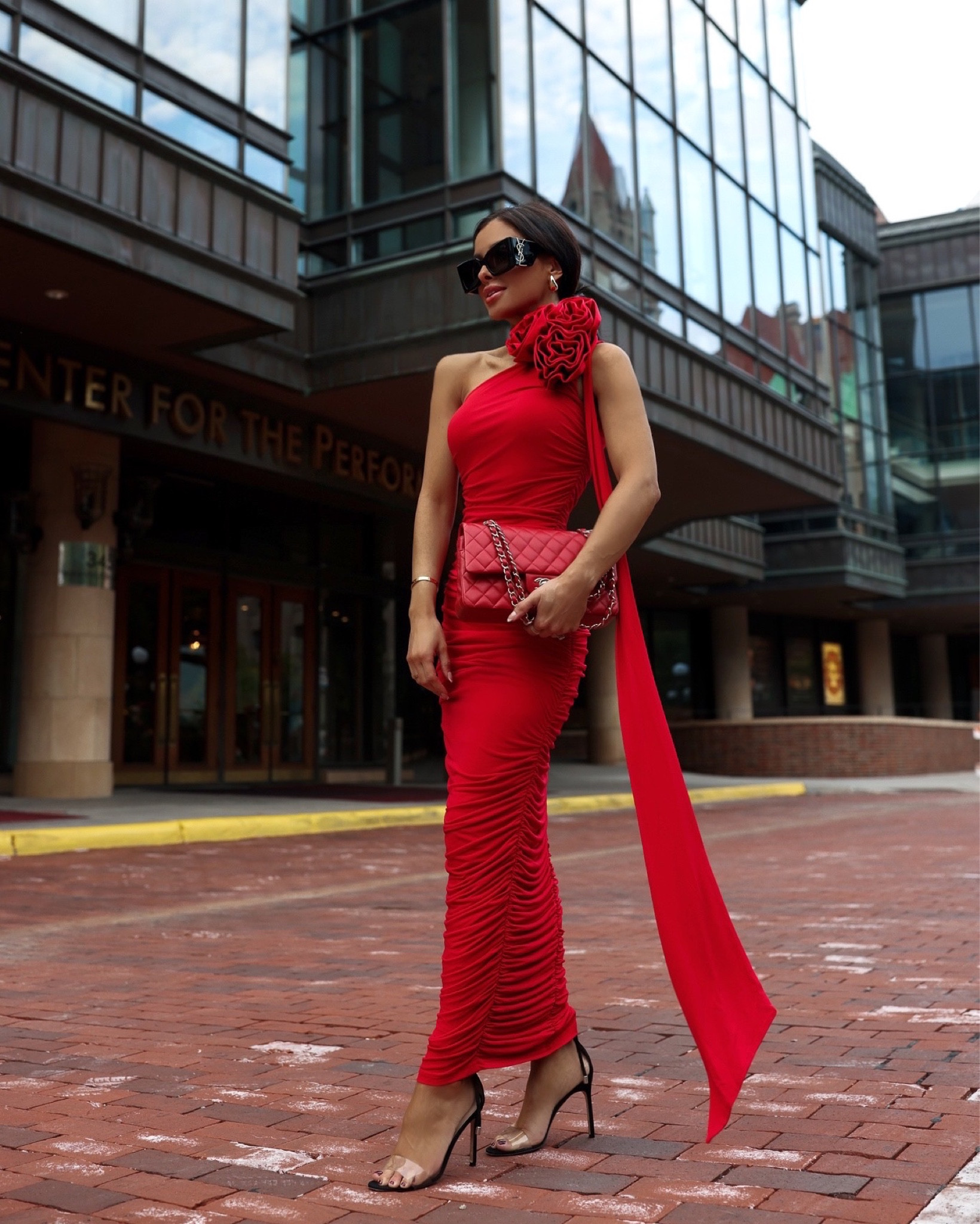 Valentine’s Day outfit ideas
Red cocktail dress
Karen Millen rosette dress similar 
Wedding guest dress 

#LTKsalealert #LTKstyletip #LTKitbag