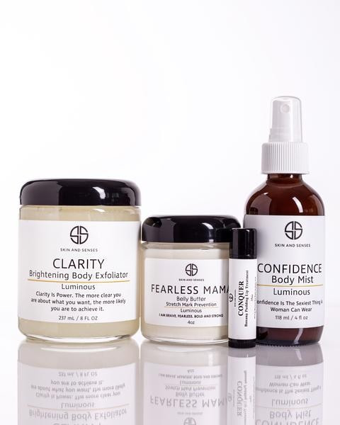 Fearless Mama Luxe Pregnancy Stretch Mark Prevention Kit | Skin And Senses