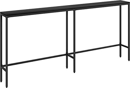SONGXIN 70.9" Console Table,Modern Extra Narrow Long Sofa Table Behind Couch,Skinny Entry Table w... | Amazon (US)