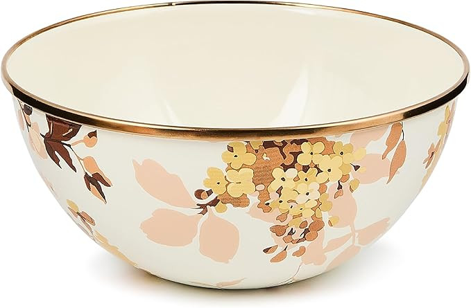 MACKENZIE-CHILDS Everyday Bowl, Serving Bowl for Entertaining, Small, Wild Rose White | Amazon (US)