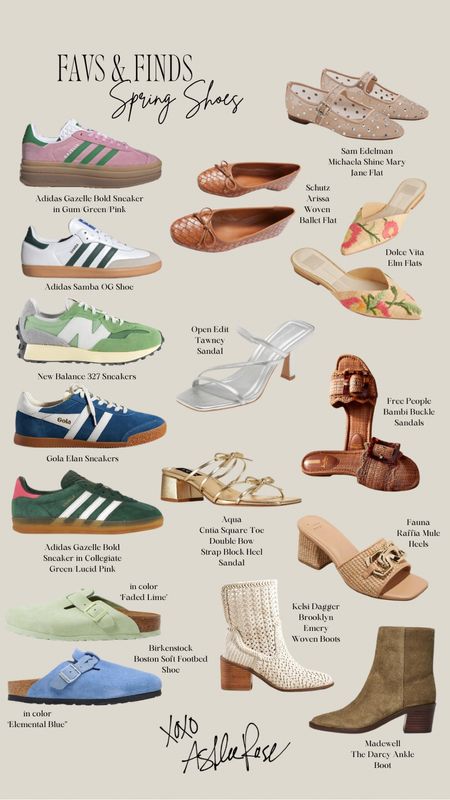 trending shoes for spring (and shoes I’m just loving for this season) 🥰👏

Spring Shoes, Boots, Sneakers, Sandals 

#LTKshoecrush #LTKSeasonal #LTKstyletip
