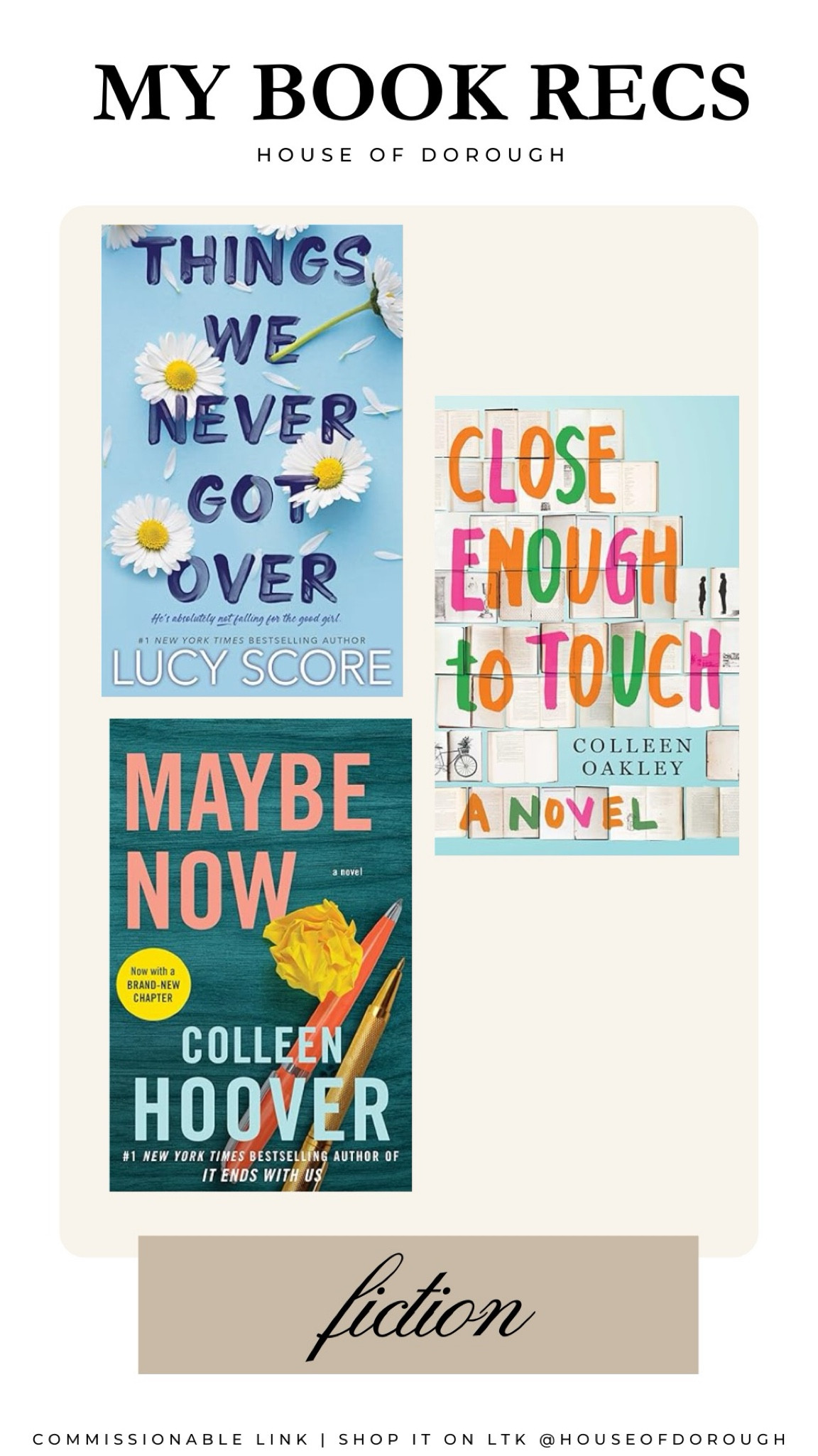 Fiction books I LOVE !! Highly recommend 💗

New Books / books to read / book recommendations/ favorite books 

#LTKFindsUnder50