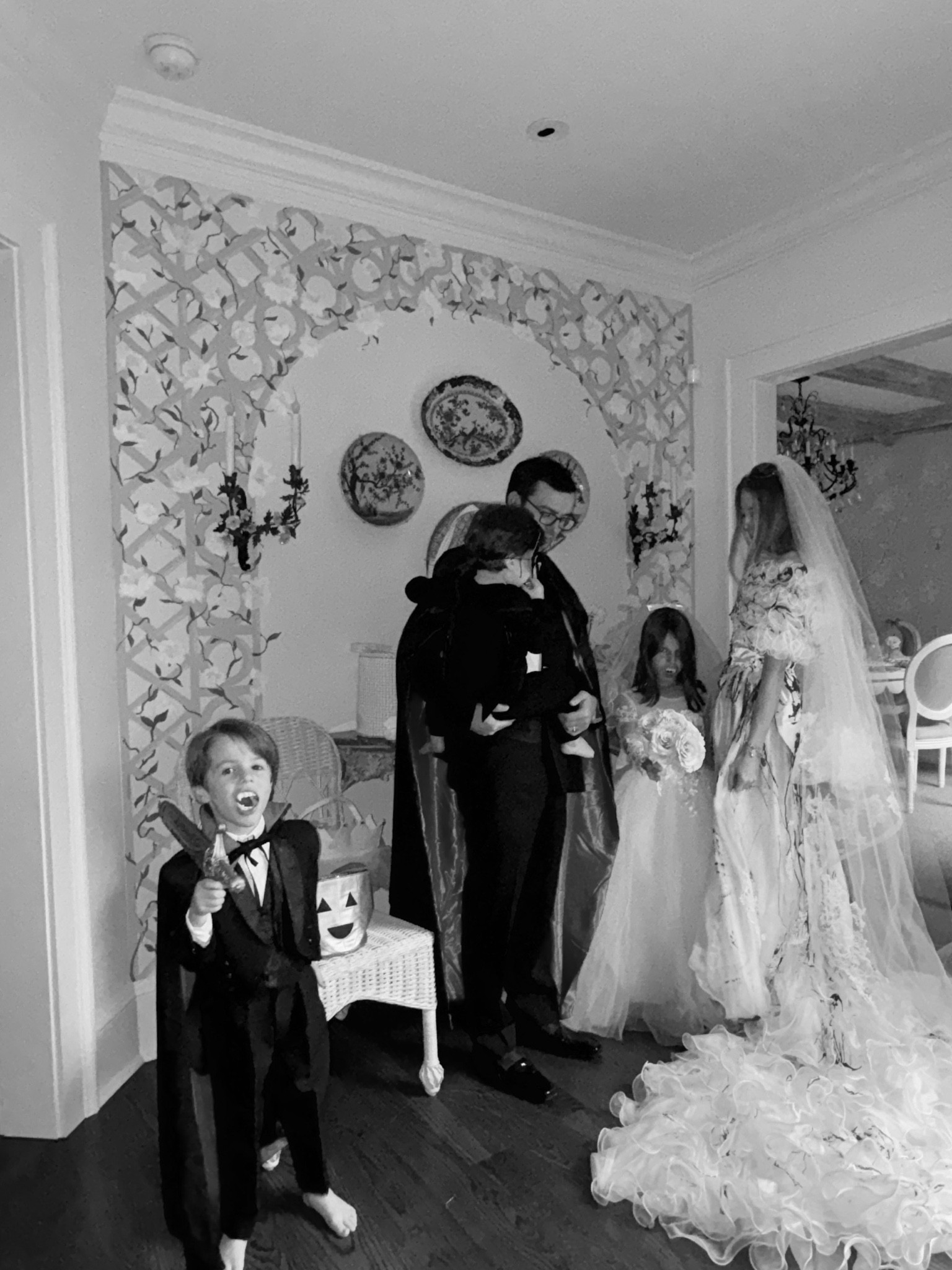 Vampire bride and groom! 