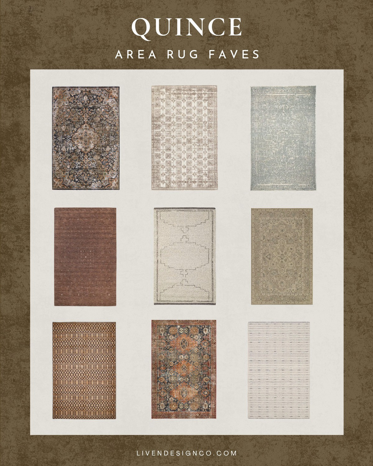 Quince area rug. Handwoven rug. Persian rug. Vintage style rug. Antique rug. Hand tufted rug. Hand knotted wool rug. Performance rug. Traditional rug. Modern rug. 

#LTKSeasonal #LTKHome #LTKSaleAlert