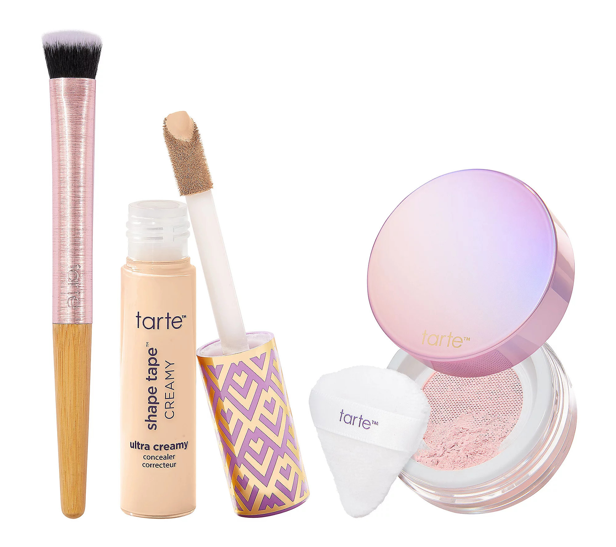 tarte Shape Tape Creamy & Smooth Complexion Trio | QVC