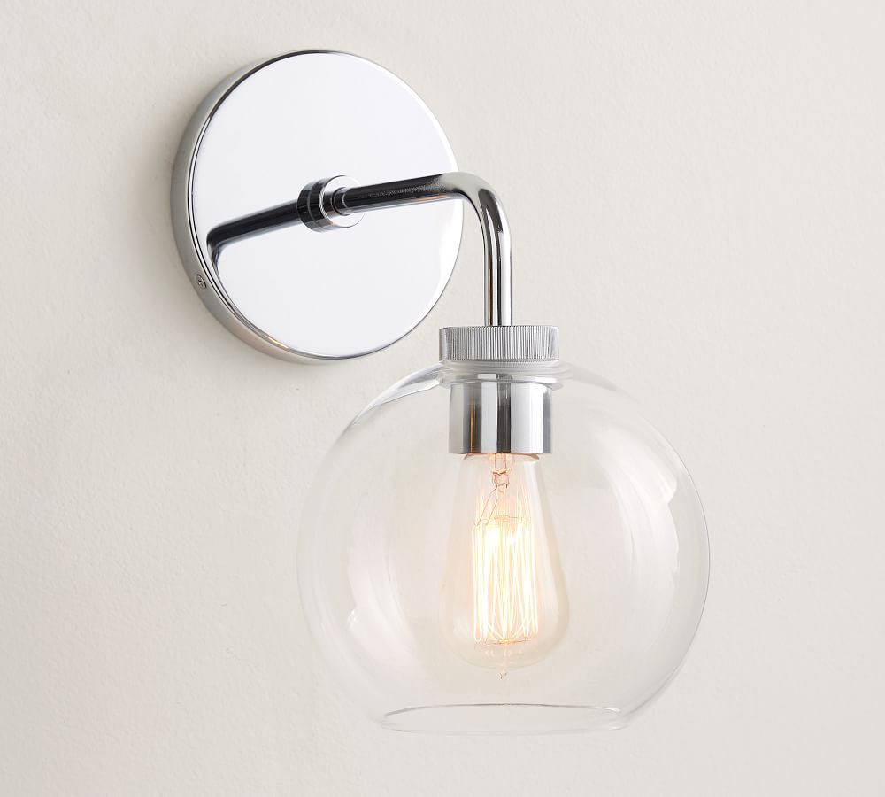 Reagan Globe Single Sconce | Pottery Barn (US)