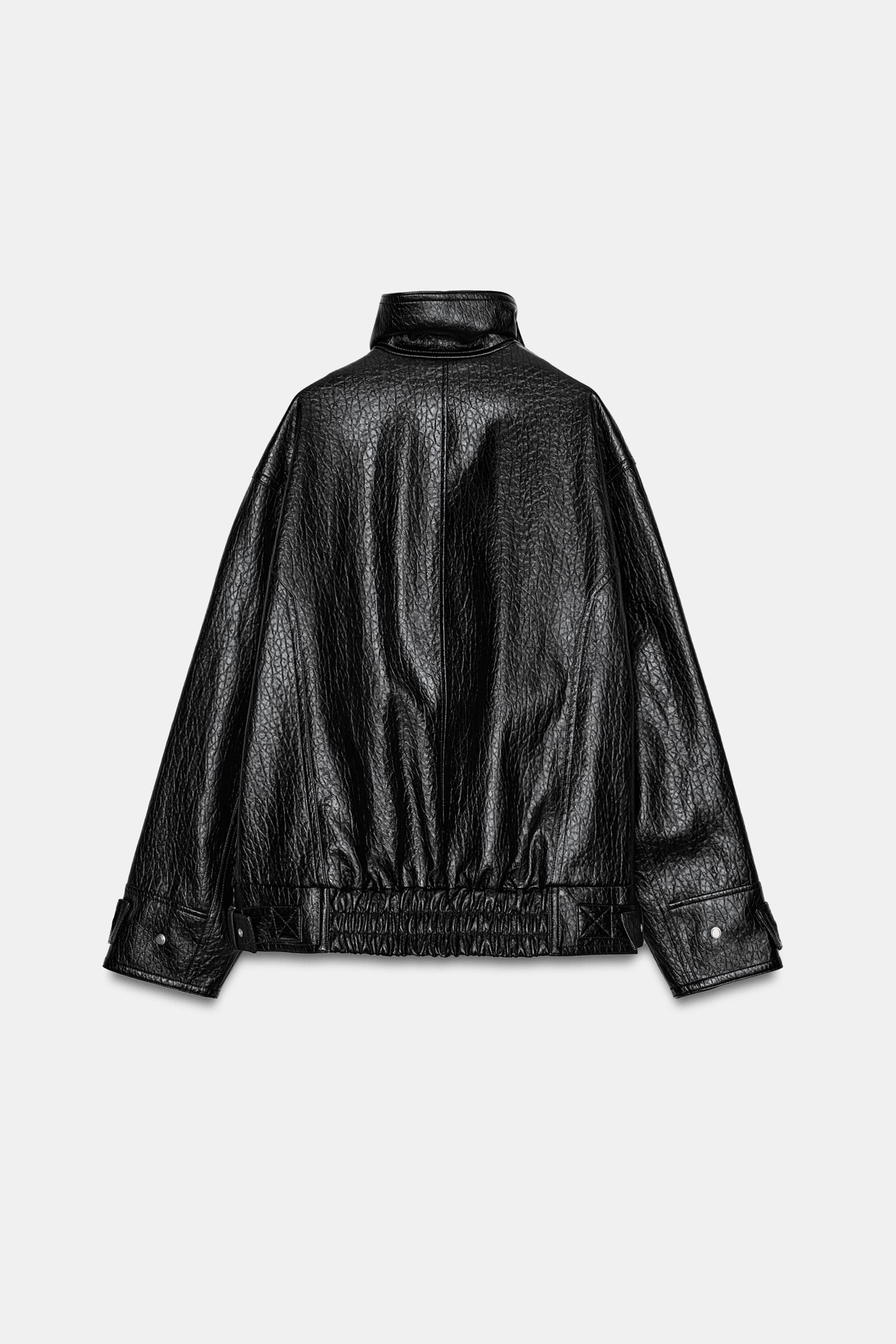 FAUX LEATHER JACKET ZW COLLECTION | Zara US